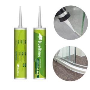 Neutral silicone adhesive